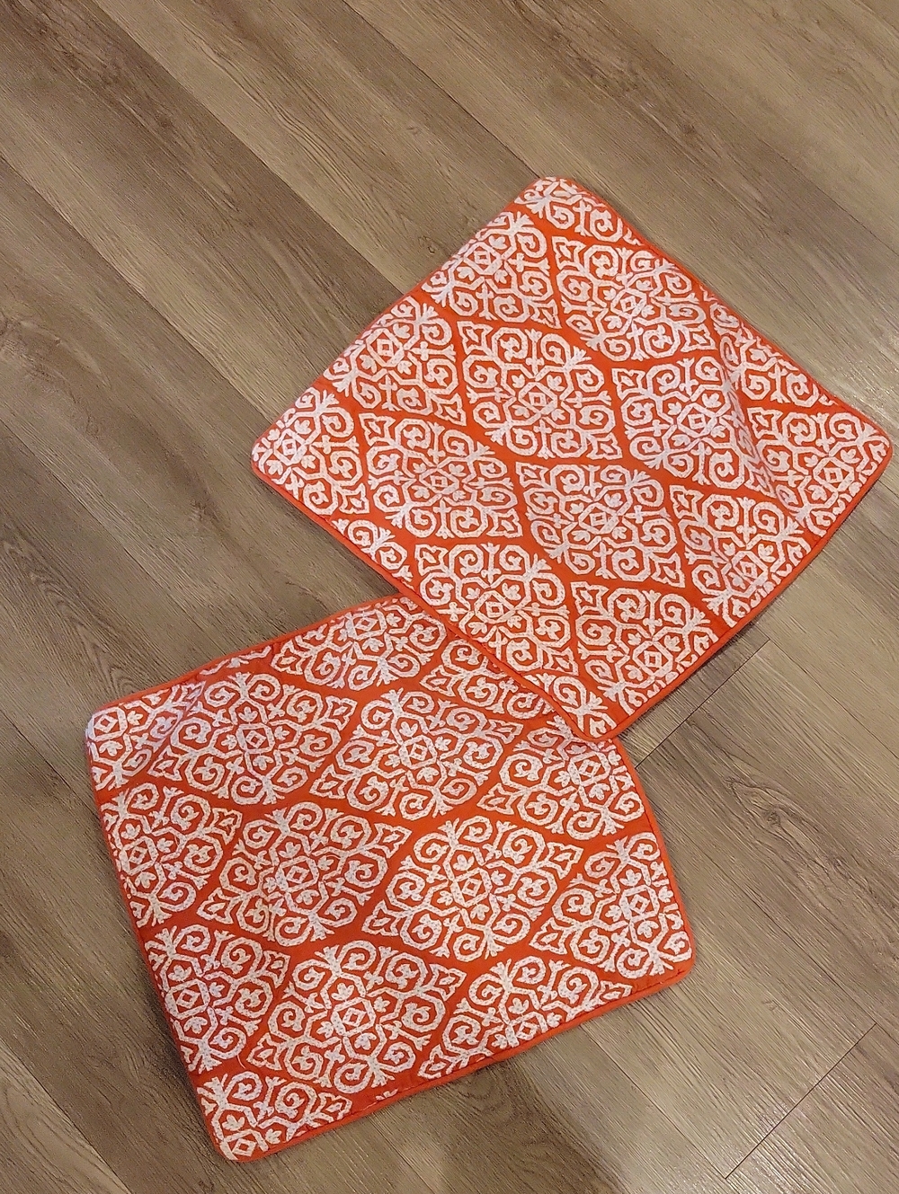 Pier 1 Orange Pillow Covers